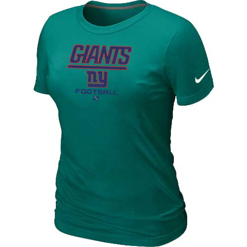 Nike New York Giants Women's Critical Victory NFL T-Shirt - Light Green